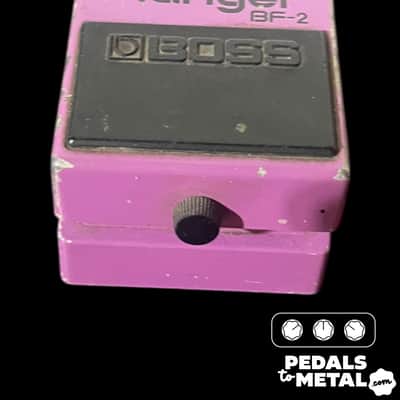 Boss BF-2 Flanger (Black Label) 1980 - 1984 - Purple X12839 image 3