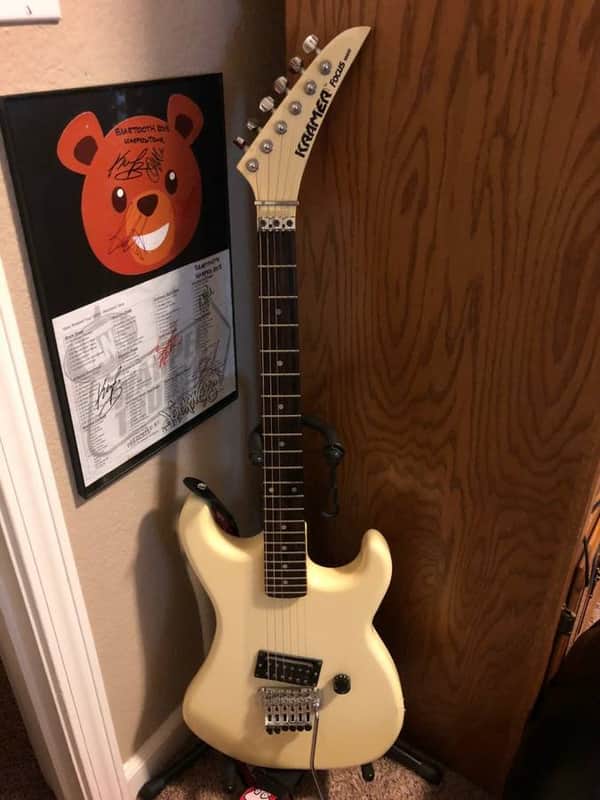 Kramer MIJ Focus 1000 1983 Cream/Aged White image 1