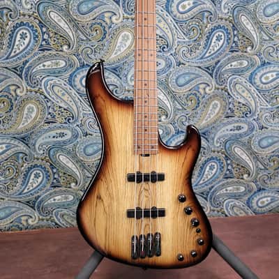 Ibanez Mode MDM1300 Electric Bass Guitar Natural Stained Amber Burst w/Gig Bag