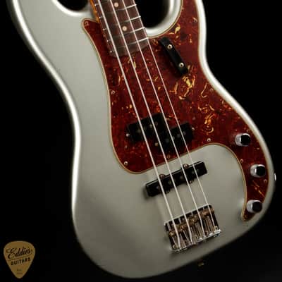 Fender Custom Shop Eddie's Exclusive 1964 Precision Bass Journeyman Relic - Inca Silver image 6