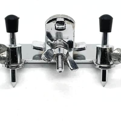 Ludwig #1304 / L-1304-BA Hoop Mounted Bass Drum Anchor - Block Logo Vintage 70s/80s- EX - LBDA-104 image 1