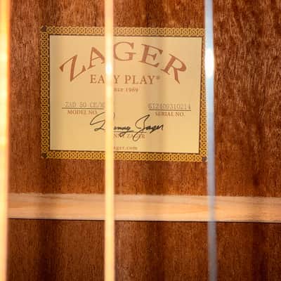 Zager ZAD-50CE 2000s - mahogany image 10