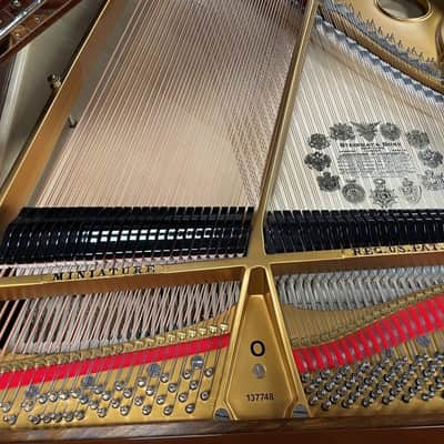 Steinway Model O 5'10" Grand Piano 1910 (Restored) - Polished Mahogany image 14