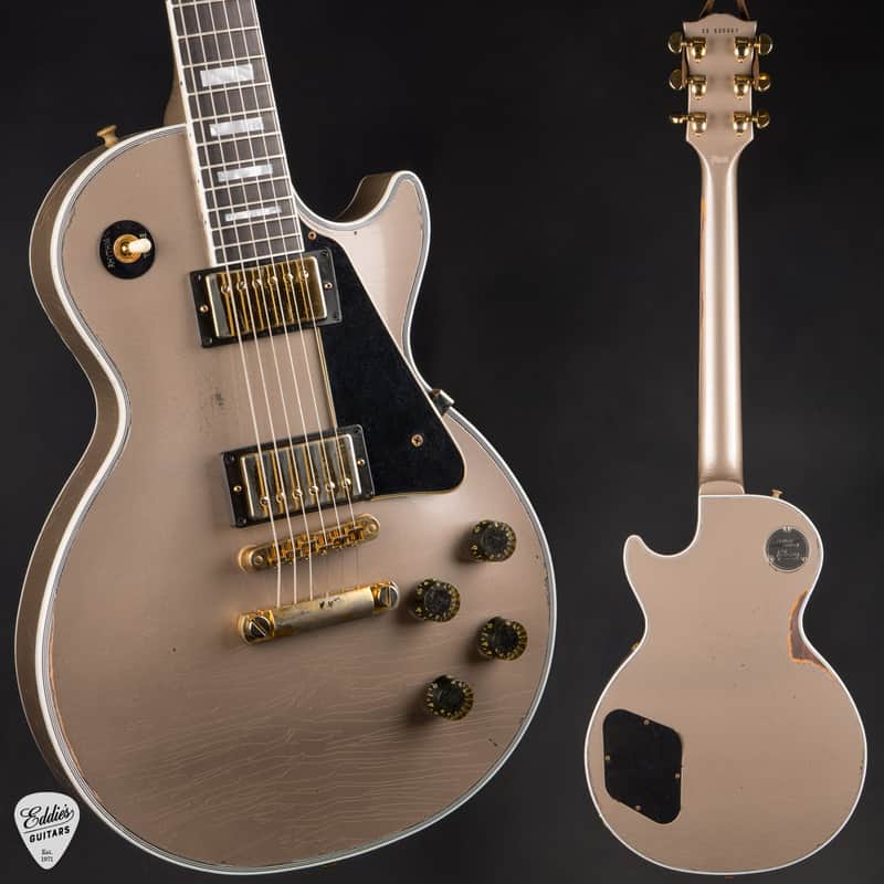Gibson Custom Shop Dealer Select Murphy Lab Les Paul Custom Heavy Aged Gold Mist Poly #CS600667 image 1