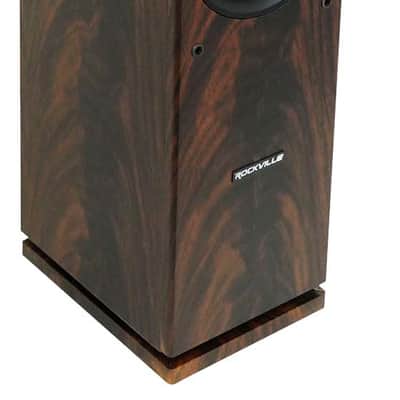 Rockville 1000 Watt Bluetooth Stereo Home Receiver+(2) Dark Wood Tower Speakers image 8