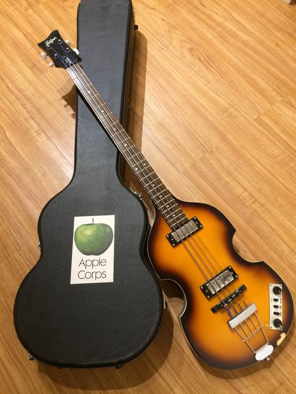 Hofner Beatle Bass 2000's 2 Color Sunburst W/hard case image 1