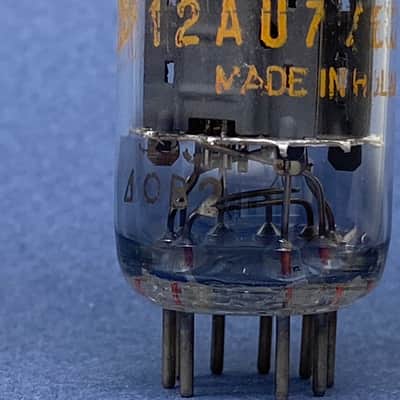 Amperex 12AU7 ECC82 • 1970 • 100% BALANCED Gm & mA tube • Very Strong NOS • Orange Globe • Philips, Heerlen ΔOB2 • Amplitrex AT-1000 Digitally Tested • Quite Very Low Noise • A-12 image 6