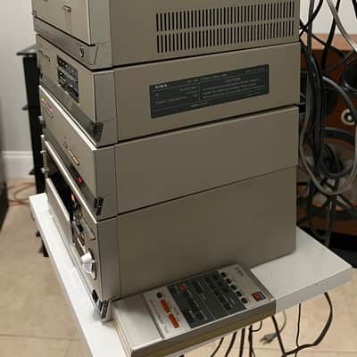 RARE Vintage AIWA Mini Component Stereo System 80's Hi-Fi image 2