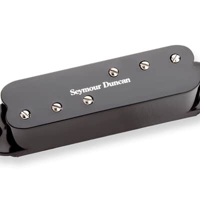 Seymour Duncan SDBR-1n Duckbucker Strat Neck / Mid Pickup - Black image 4