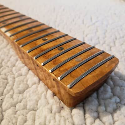 USA made,Roasted flame maple neck,Made to fit a Strat body. # MS-315 image 3
