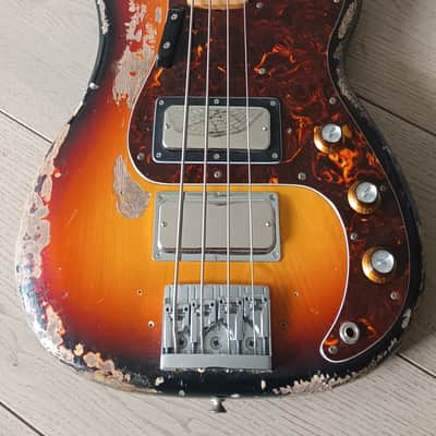 BaCH OX BIRD Pino Palldino Thunder Bass 2000s -Relic Sunburst image 3