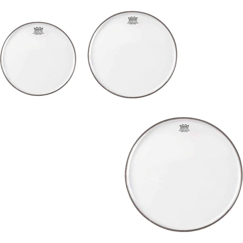 Remo Ambassador Fusion 10" / 12" / 14" / 16" Tom Drum Head Pack image 1