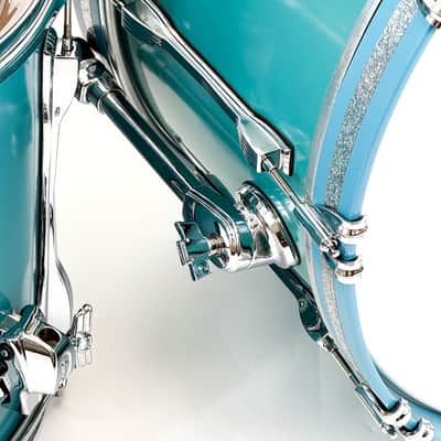 Ludwig Classic Maple Pro Beat PLUS MACH LUG Custom Outfit 9x13 / 16x16 / WITH EXTRA 16x18!/ 12x24" Drum Set - Heritage Blue image 4