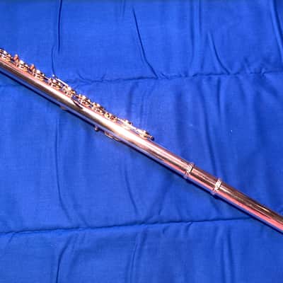 Unbranded Silver Plated Student Flute-Open Hole-Inline G-French Case w/Cover image 7