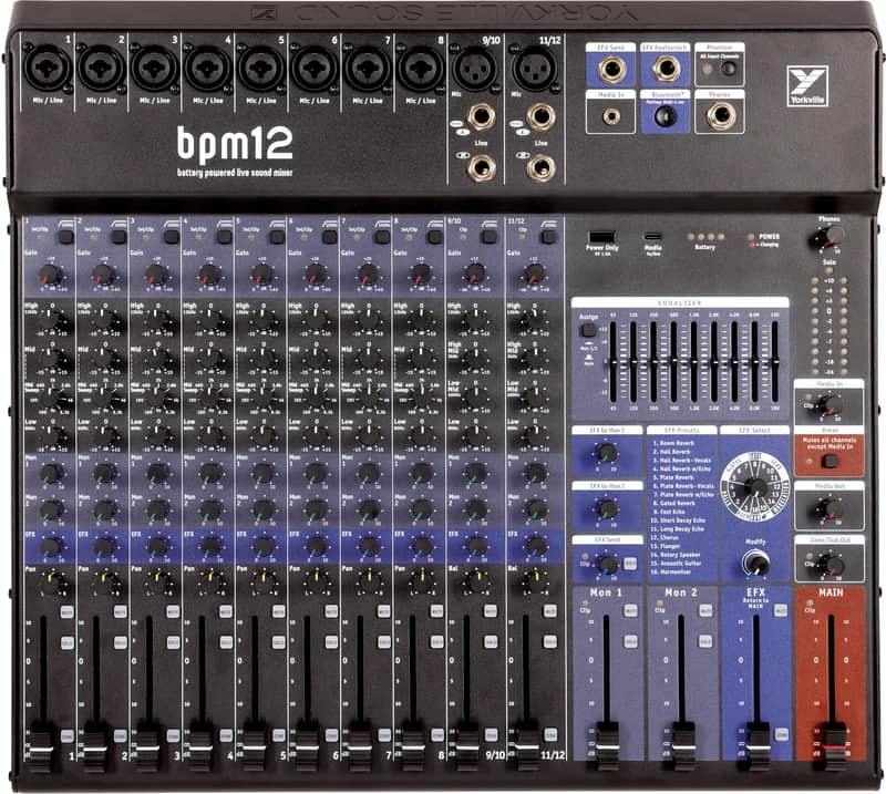 Yorkville BPM12 Battery-powered Mixer image 1