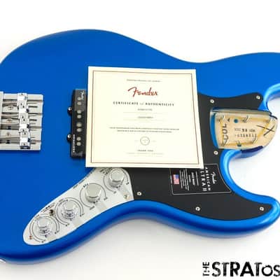 Fender American Ultra II Jazz J Bass LOADED BODY Mini-Toggle S-1 Noble Blue image 2