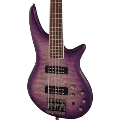 Jackson JS Series 5-String Spectra Bass JS3QV - Laurel Fingerboard, Purple Phaze Bild 1