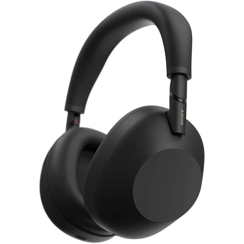 Sony WH-1000XM6 Wireless Noise Canceling Closed Back Over-Ear Headphones, Black image 1
