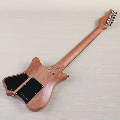 Custom Handmade HH Electric Guitar, Okoume Body and Neck image 10
