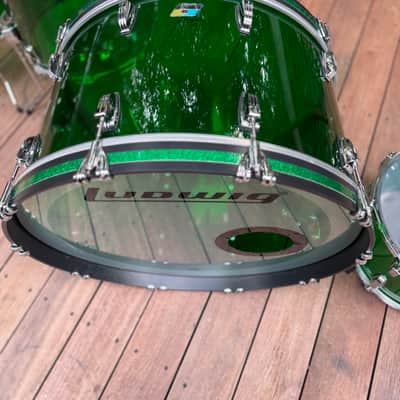 Ludwig Zep “Bonzo” kit ‘22-‘23 - Green Vistalites image 4