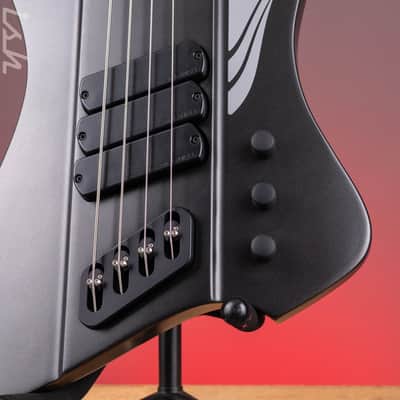 Dingwall D-Roc Standard 4-String Bass Matte Metallic Black image 5
