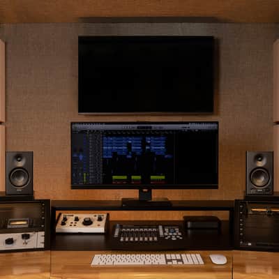 Edifier MR4 Powered Studio Monitor Speakers, 4" Active Near-field Monitor Speaker - Black (Pair) image 6