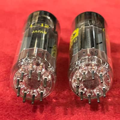 Raytheon 6BM8/ECL82 Vintage Matching Pair of Amplifier Vacuum Tubes w/ original box image 1