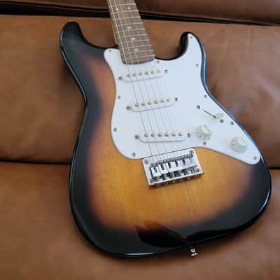 Squier Mini Stratocaster 3/4 Size Tobacco Sunburst 2018 Indonesia image 5
