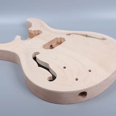 Guitar Neck 22 fret Guitar Body Mahogany Maple Semi Hollow Left hand image 5