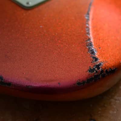 Fender Stratocaster Relic 2019 Custom Red Sparkle Lollar Blondes image 24