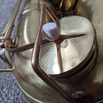 Buffet Crampon Cie Evette & Schaeffer 1927 - Vintage Lacquer Bari Sax Paris France Baritone Saxophone image 24