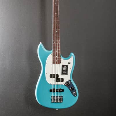 Fender Player II Mustang Bass PJ - Aquatone Blue w/Rosewood image 3