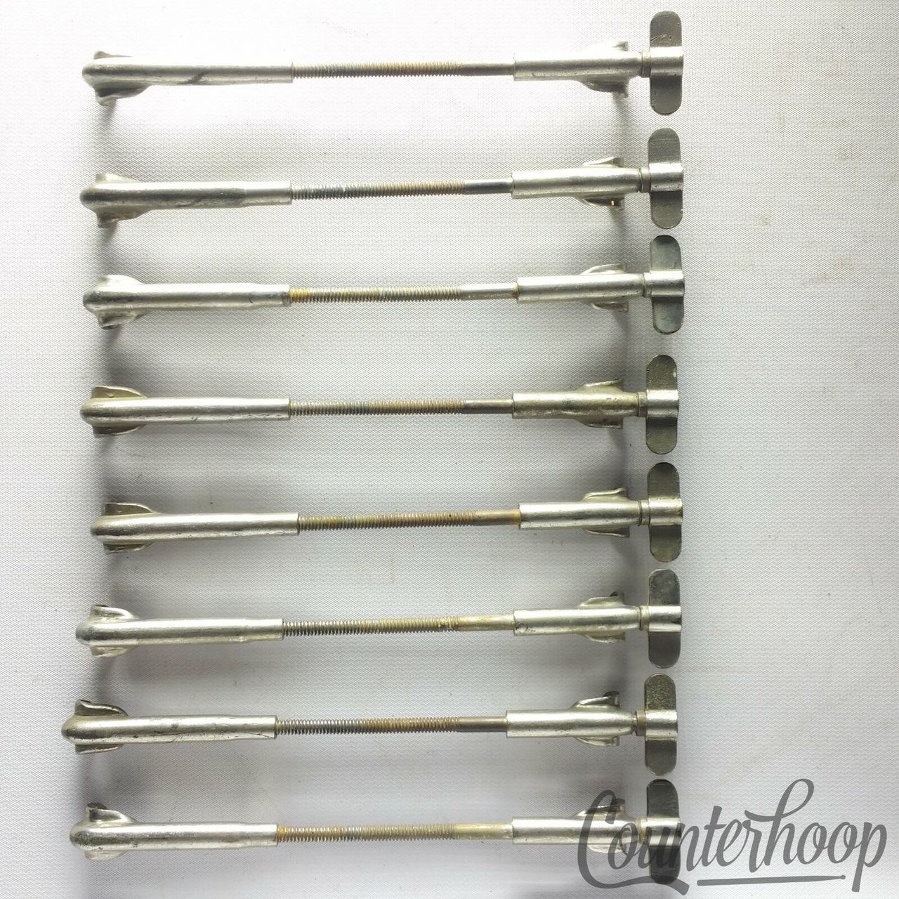 Ludwig 8x Snare Drum 4 1/4" Single-Tension T-Rods+Claws Nickel USA Vintage 10s — main photograph
