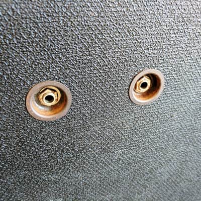 Early 70's Sunn 610s 6x10” Speaker Cabinet, Eminence Speakers, Casters, Guitar/Bass, Angled Baffle image 9