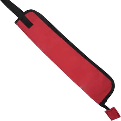 Drum Stick Bag, Hangable Percussion Stick Bag with Carrying Handle, Portable Drumstick Bags, Breathable Oxford Cloth Drum Stick Storage Bags, 18.1x3.9in, Red image 1