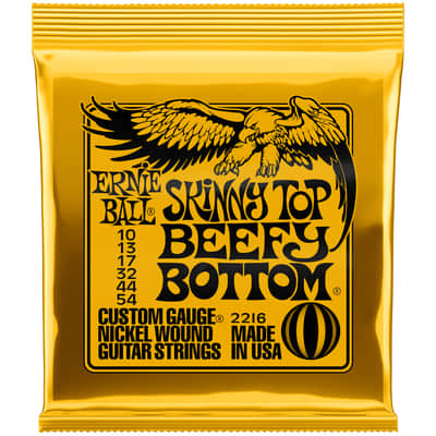 Ernie Ball Skinny Top Beefy Bottom Nickel Wound Electric Guitar Strings 10-54 Gauge image 1
