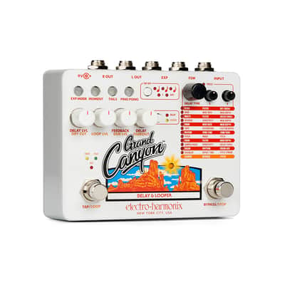 Electro-Harmonix Grand Canyon Delay and Looper 2018 - Present - White image 3