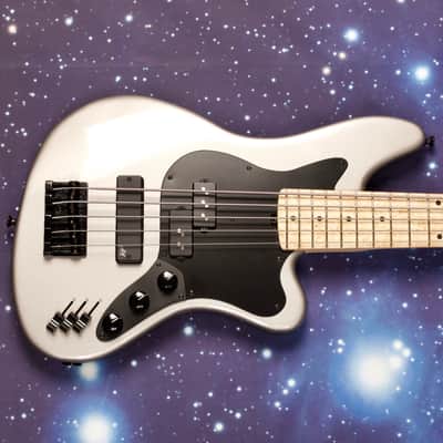 Made in NYC - 2019 Inca Silver L.e.H. Offset 5 String Bass Guitar image 1