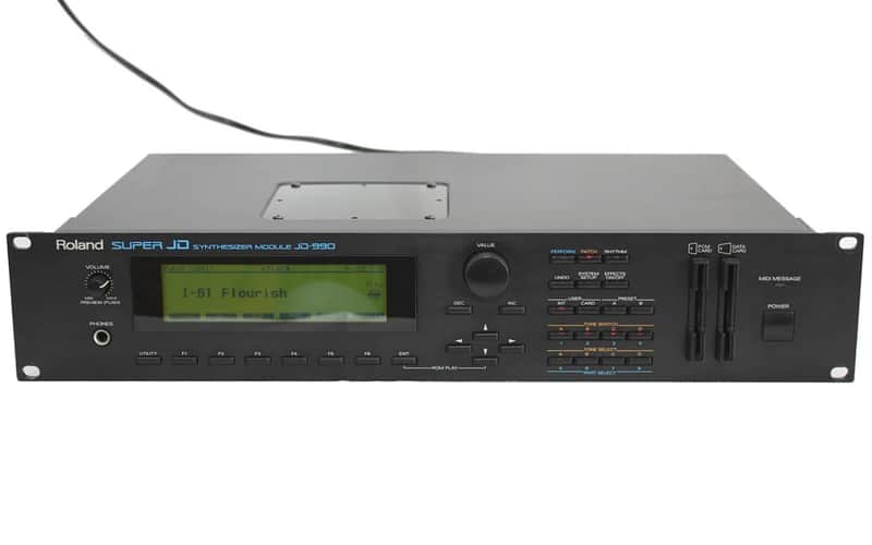 Roland Super JD-990 Sound Module 1993 - 1996 - Black image 1