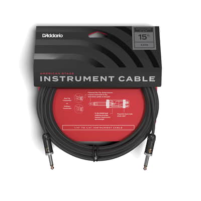 D'Addario PW-AMSG-15 Amercian Stage Instrument Cable 15ft 15 foot Made in America image 4