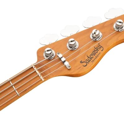 Sadowsky MetroExpress 21-Fret Vintage M Bass, Roasted Maple Fingerboard, 4-String - Solid Ocean Blue Metallic High Polish image 7