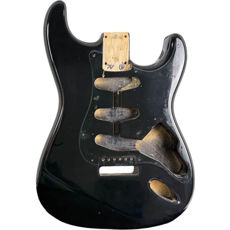 Fender Japan Stratocaster Body - Black image 1