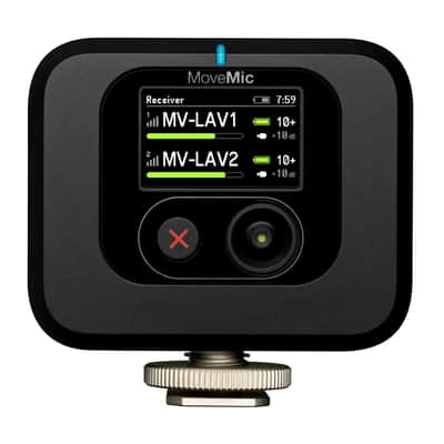 Shure MoveMic Two Channel Wireless Lavalier Microphone Receiver Kit, Z7 image 6