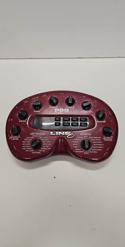 Line 6 POD 2.0 Multi-Effect and Amp Modeler 2010s - Red image 1