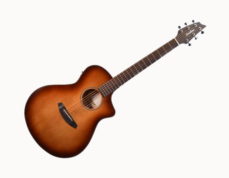 Breedlove Discovery Concert CE-SB Acoustic/Electric Cutaway Guitar 2021 Sunburst Gloss Finish image 1