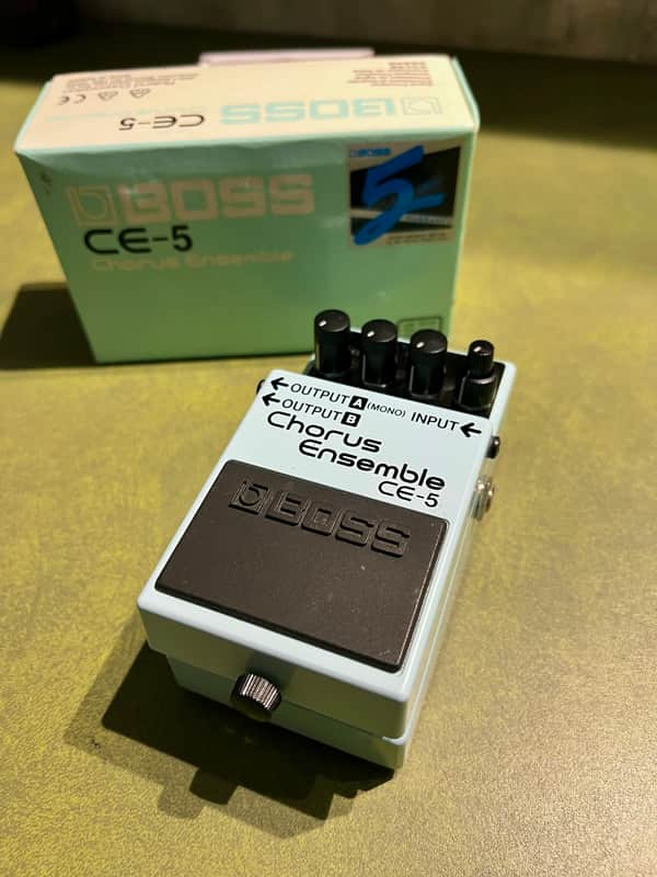 Boss CE-5(a) Chorus Ensemble (Dark Gray Label) 2001 - Present Blue image 1
