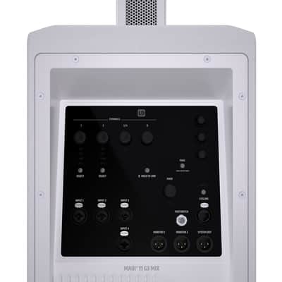 LD Systems MAUI 11 G3 MIX Portable 2060W Powered Column PA System (White) image 5