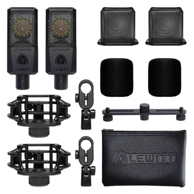 Lewitt LCT 440 PURE Large Diaphragm Condenser Microphone - Stereo Pair image 4