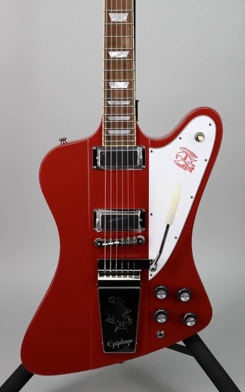 Epiphone Inspired by Gibson Custom '63 Firebird V Ember Red image 1