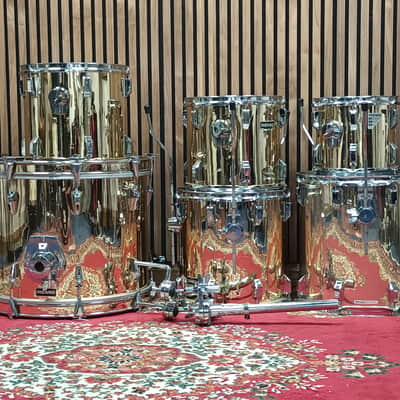Remo Acousticon Kit In Mirror Gold – 20″, 16″,14″,13″,12″&10″ image 20